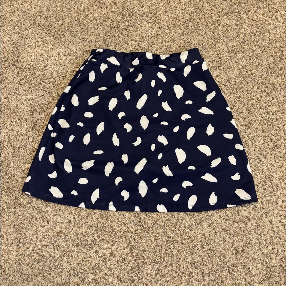 Navy and White Reformation Skirt Size XS